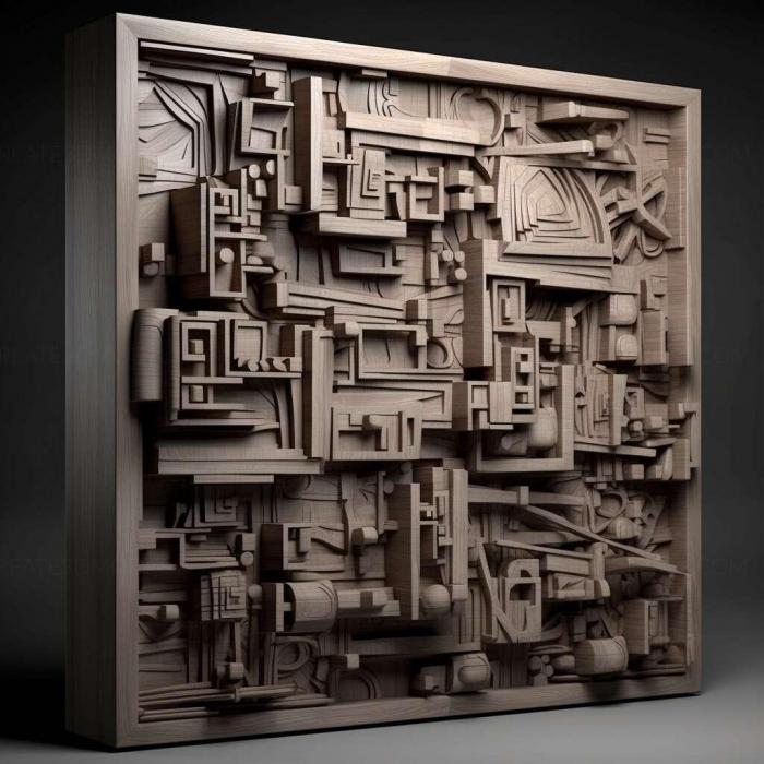 نموذج ثلاثي الأبعاد لآلة CNC 3D Art 